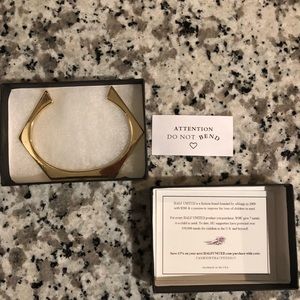 Half United Hex Cuff Gold